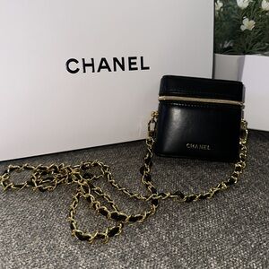 Chanel makeup case with mirror